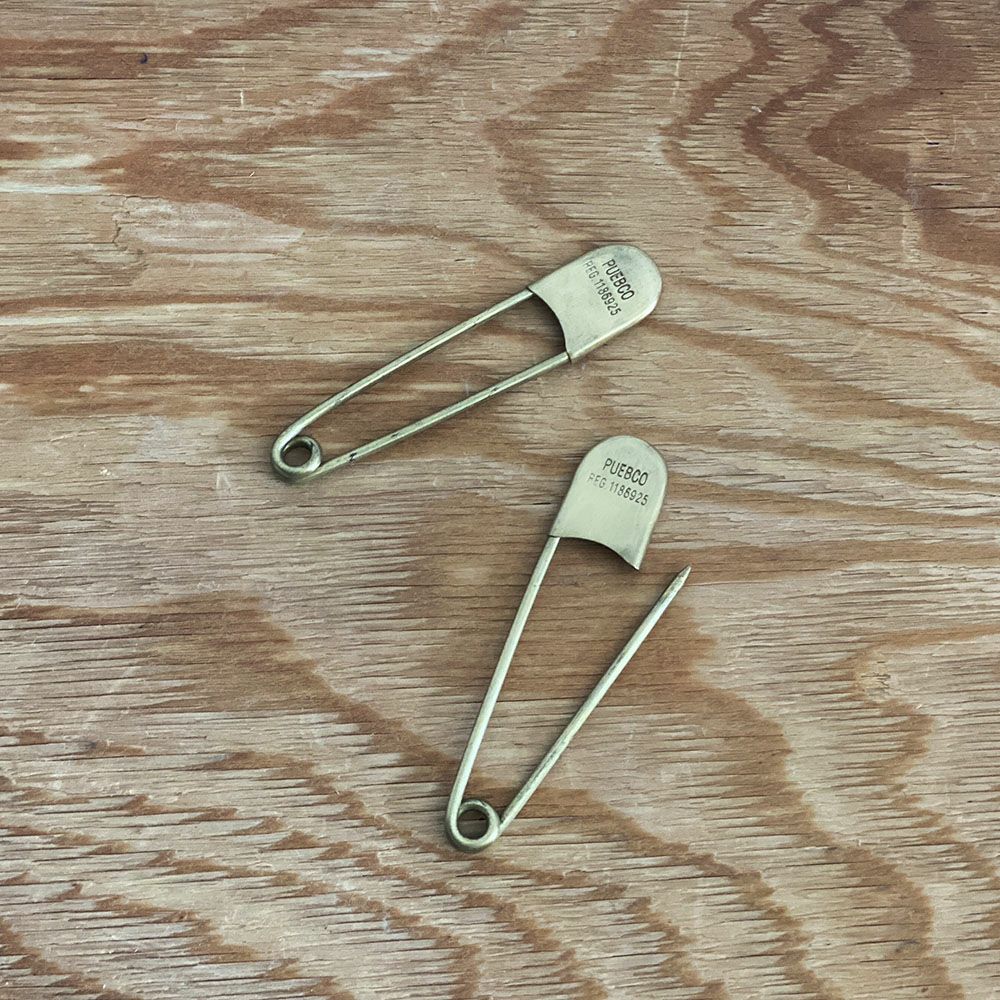BRASS SAFETY PIN 13CM/ブラス セーフティ ピン | フレックスギャラリー