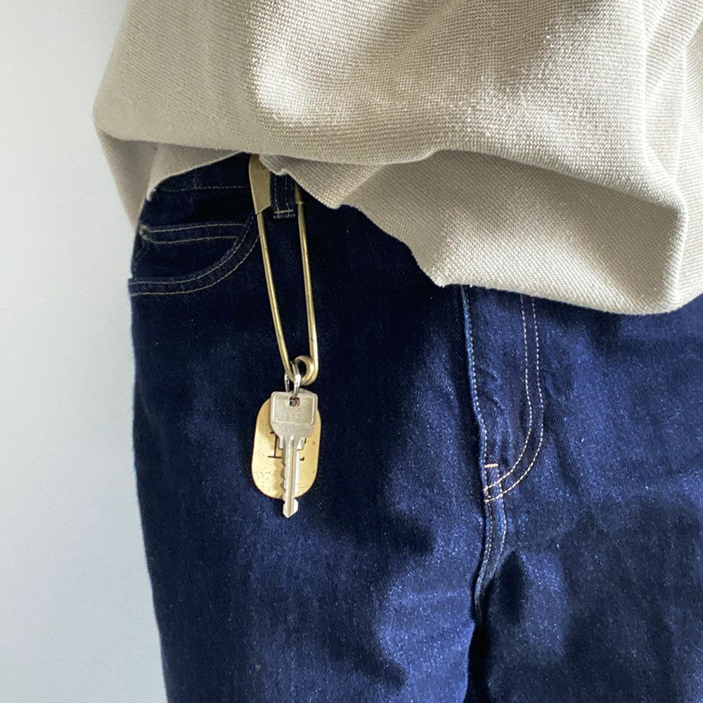 BRASS SAFETY PIN 13CM/ブラス セーフティ ピン | フレックスギャラリー